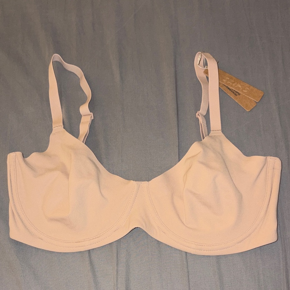 SKIMS Unlined Demi Bra Beige